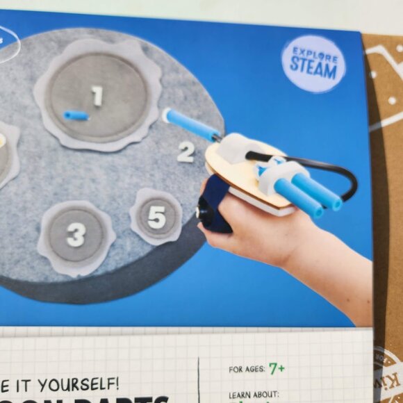 NEW KiwiCo Kiwi Co. Moon Darts Nerf Science Kit STEM DIY Craft Set Solar System - Picture 11 of 16